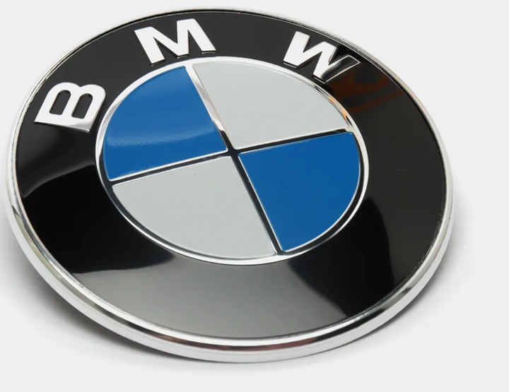 Значок BMW 74 мм. Эмблема БМВ на капот и багажник 51148132375 - изображение 2
