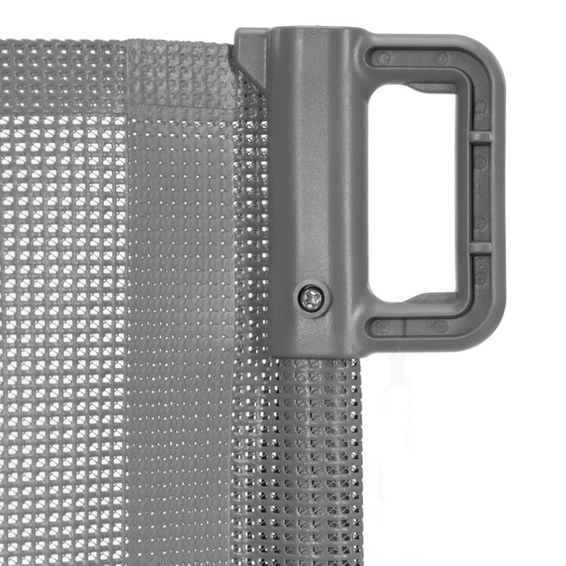 Bramka zabezpieczająca Springos HA7524 na schody zwijana szara 80 cm (5908455305488) - obraz 2