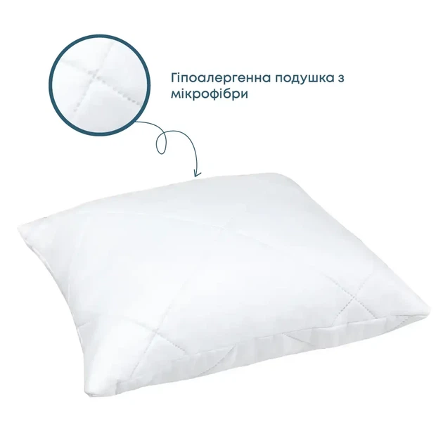 Подушка декоративна 40×40 антиалергенна Friendly Deco ТЕП, мікрофібра, наповнювач (3-01789_00000) - Фото 1 Подушка декоративна 40×40 антиалергенна Friendly Deco ТЕП, мікрофібра, наповнювач (3-01789_00000) - зображення 1