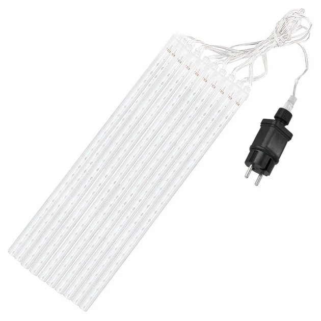 Ялинкові вогники Springos CL1210 480 LED бурульки 10 шт падаючий сніг метеори зовнішні Сині (5907719422251) - Фото 2 Ялинкові вогники Springos CL1210 480 LED бурульки 10 шт падаючий сніг метеори зовнішні Сині (5907719422251) - зображення 2