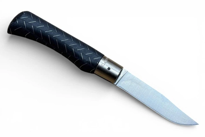 Ніж Antonini Old Bear L 21 см, рукоятка - ламінат та алюміній, сталь - W 1.4060, больстер - нікельована латунь, арт.9307/21NHK - зображення 3