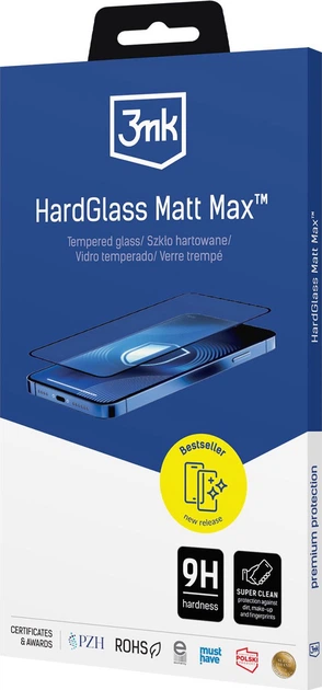 Szkło ochronne 3MK HardGlass Matt Max do Samsung Galaxy S24+ (5903108574624) - obraz 2
