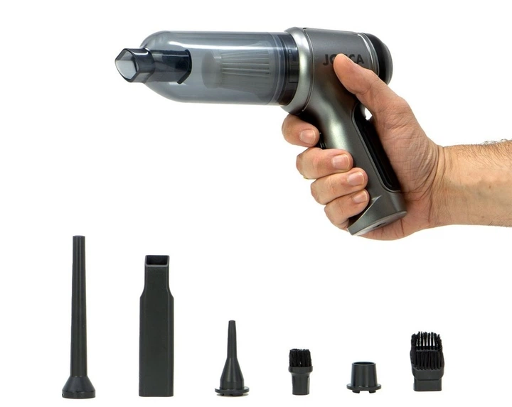 Пилосос автомобільний Jocca 7.4 В 2000 мАг 180 Вт фільтр HEPA багатофункціональний 4 в 1 (2677) (8435253585578) - зображення 5