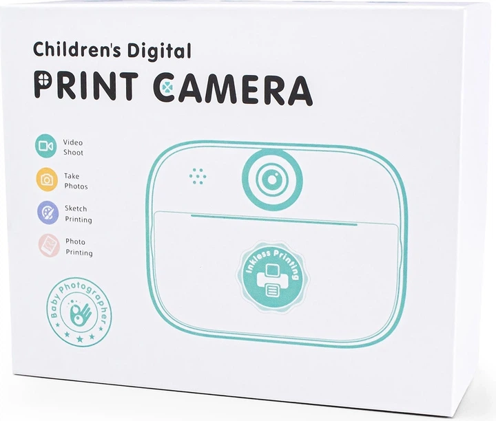 Термопринтер Hurtel Mini Thermal Printer for Kids with Camera and Camcorder HURC10R Pink (5907769364419) - зображення 3