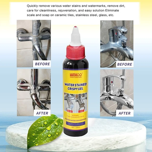 Потужний засіб для ванни/кухні Lab Water stained Crispy Gel 150 мл для видалення вапняного нальоту, плям води з захисним шаром - Фото 8 Потужний засіб для ванни/кухні Lab Water stained Crispy Gel 150 мл для видалення вапняного нальоту, плям води з захисним шаром - зображення 8