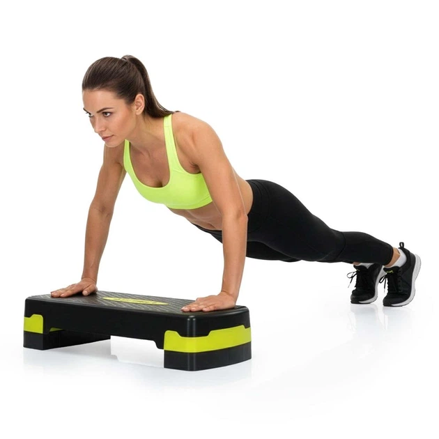 Степ для аеробіки Actiget Чорно - жовтий ACT0039 (5908455308564) - зображення 11