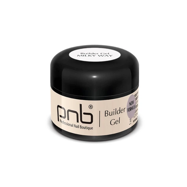 Гель моделирующий PNB Builder Gel Milky Way (молочный), 5 мл - изображение 4
