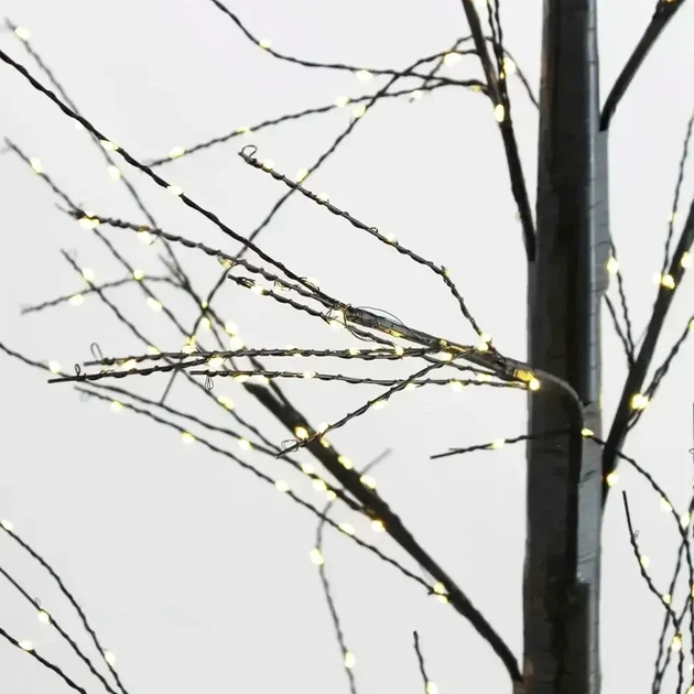 Дерево, що світиться 180 см 800 LED тепле біле гірлянда для прикраси вулиці управління на корпусі - зображення 7