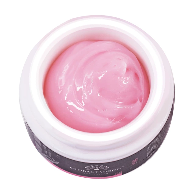 Скульптурный гель «SCULPTURE BUILDER GEL» Global Fashion № 03, 15 гр (Розовый) - изображение 2