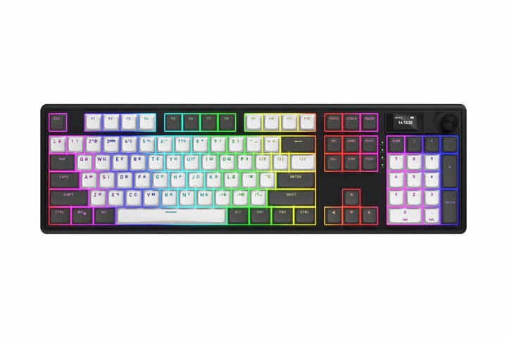 Ігрова клавіатура HATOR Skyfall 100 PRO бездротовий grey-black silent switches (HTK4100UA) - Фото 1 Ігрова клавіатура HATOR Skyfall 100 PRO бездротовий grey-black silent switches (HTK4100UA) - зображення 1