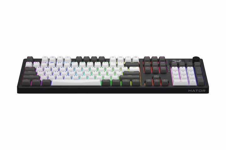 Ігрова клавіатура HATOR Skyfall 100 PRO бездротовий grey-black silent switches (HTK4100UA) - Фото 2 Ігрова клавіатура HATOR Skyfall 100 PRO бездротовий grey-black silent switches (HTK4100UA) - зображення 2