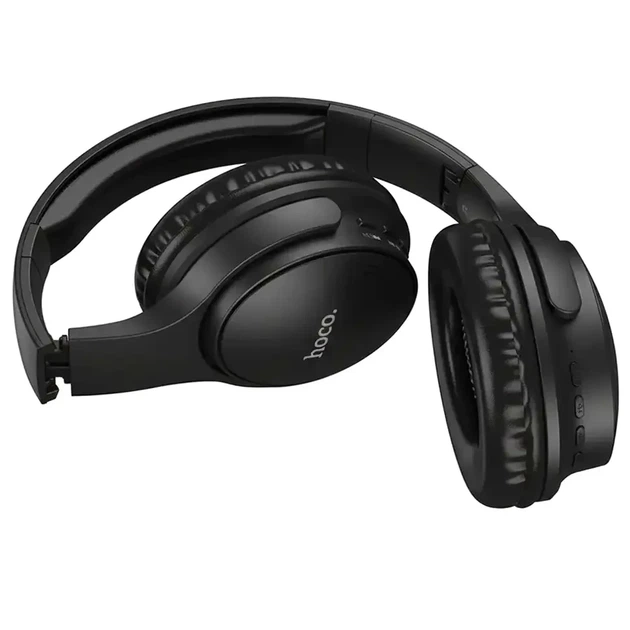 Беспроводные наушники Bluetooth 5.3 с активным шумоподавлением для телефона Hoco W40 черные 200 мАч - изображение 4