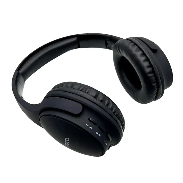 Беспроводные наушники Bluetooth 5.3 с активным шумоподавлением для телефона Hoco W40 черные 200 мАч - изображение 5