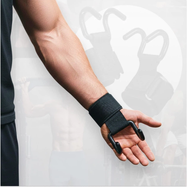Гаки для турніка та тяги EasyFit (пара) (A-048644) - Фото 3 Гаки для турніка та тяги EasyFit (пара) (A-048644) - зображення 3