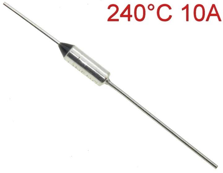 Термопредохранитель 240°C 10А250V RY01 (пр40201) - изображение 2
