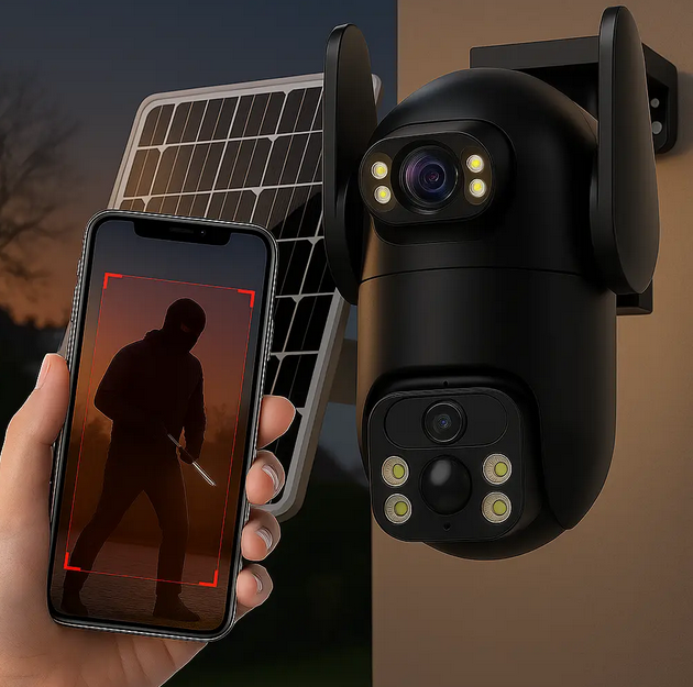 Уличная камера 360 градусов AND VQ005-4G solar app380 - изображение 3