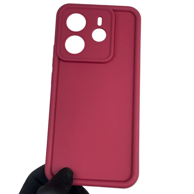 Чехол силиконовый Soft Touch для Xiaomi Redmi Note 14 4G EU бордовый (Полная защита камеры) - Фото 2 Чехол силиконовый Soft Touch для Xiaomi Redmi Note 14 4G EU бордовый (Полная защита камеры) - изображение 2