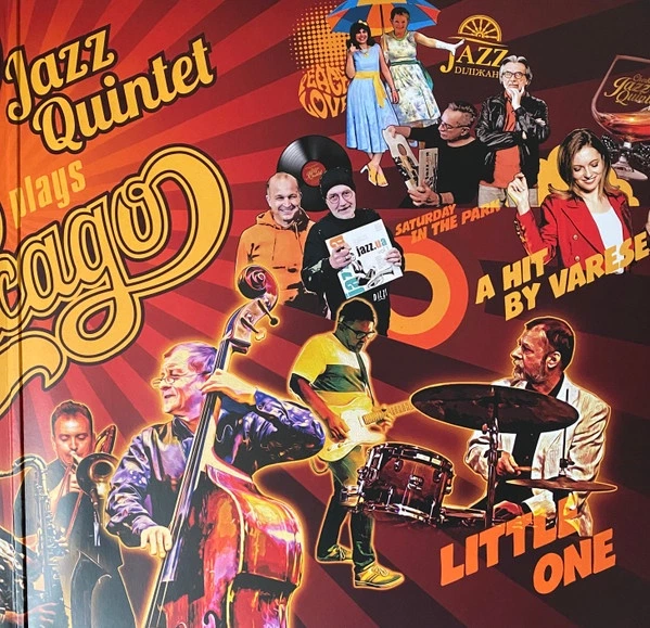 Cherkasy Jazz Quintet - Cherkasy Jazz Quintet plays Chicago (2 платівки, Розкладна обкладинка, Постер, 45 об/хв) - зображення 4