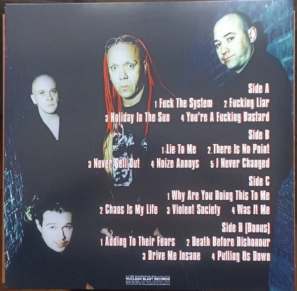 The Exploited - Fuck The System (2 платівки, Прозорий, Червоний, Чорний, Бризки, Альбом, Лімітоване, Перевидання) - Фото 4 The Exploited - Fuck The System (2 платівки, Прозорий, Червоний, Чорний, Бризки, Альбом, Лімітоване, Перевидання) - зображення 4