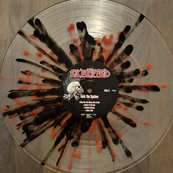 The Exploited - Fuck The System (2 платівки, Прозорий, Червоний, Чорний, Бризки, Альбом, Лімітоване, Перевидання) - Фото 8 The Exploited - Fuck The System (2 платівки, Прозорий, Червоний, Чорний, Бризки, Альбом, Лімітоване, Перевидання) - зображення 8