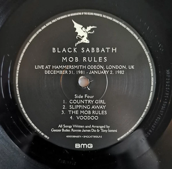 Black Sabbath - Mob Rules (2 пластинки, Альбом, Переиздание, Ремастеринг) - Фото 8 Black Sabbath - Mob Rules (2 пластинки, Альбом, Переиздание, Ремастеринг) - изображение 8