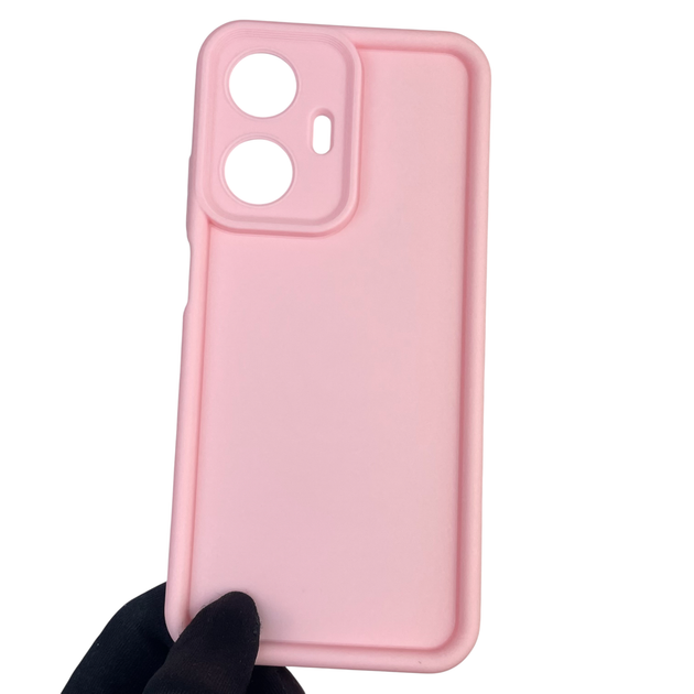 Чохол силіконовий Soft Touch для Realme C55 рожевий (Повний захист камери) - Фото 2 Чохол силіконовий Soft Touch для Realme C55 рожевий (Повний захист камери) - зображення 2