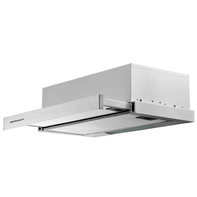 Телескопічна кухонна витяжка Berdsen BE-60-LW 60см INOX - Фото 2 Телескопічна кухонна витяжка Berdsen BE-60-LW 60см INOX - изображение 2
