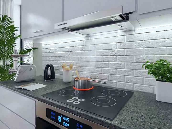 Телескопічна кухонна витяжка Berdsen BE-60-LW 60см INOX - Фото 7 Телескопічна кухонна витяжка Berdsen BE-60-LW 60см INOX - изображение 7