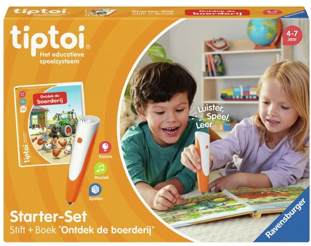 Інтерактивний ігровий набір Ravensburger Tiptoi — Стартовий набір «Мій великий атлас світу» (00211 5)(4005556002115) - зображення 1