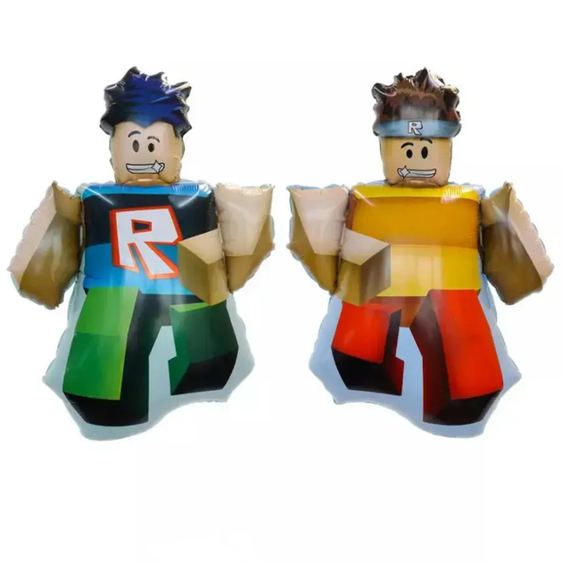 Фольгированный большой воздушный шар Roblox Роблокс две разные стороны , 86х64 см 21028 - изображение 2