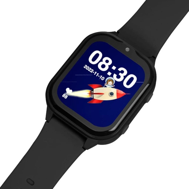 Дитячий годинник Kids Sun Ultra 4G Black Розумні годинники Фешн Багатофункціональний Спортивний GARETT Кварцовий Чорний Цифербла - изображение 5