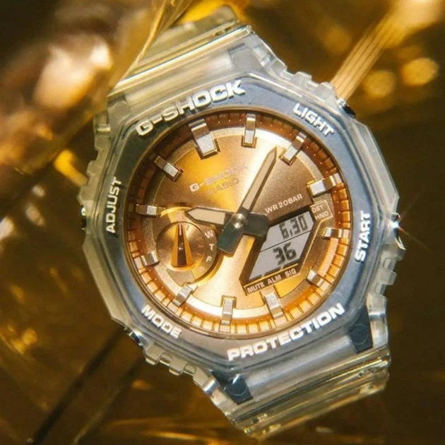 Чоловічий Спортивний Дайверський Наручний Годинник CASIO GA-2100BM-7A5ER G-Shock - Фото 4 Чоловічий Спортивний Дайверський Наручний Годинник CASIO GA-2100BM-7A5ER G-Shock - изображение 4