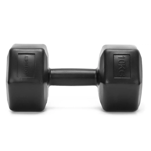 Гантелі для вправ Actiget бітумні 2 × 10 кг ACT0164 (5908455309868) - зображення 4