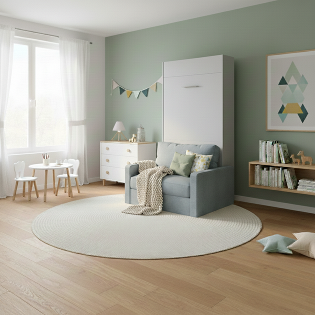 Шафа-ліжко-диван "MIRA SOFA PLUS -90" Антрацит - изображение 4