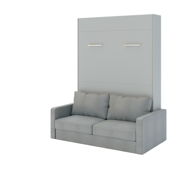 Шафа-ліжко-диван "MIRA SOFA NEW -140" Сталевий Сірий - изображение 2