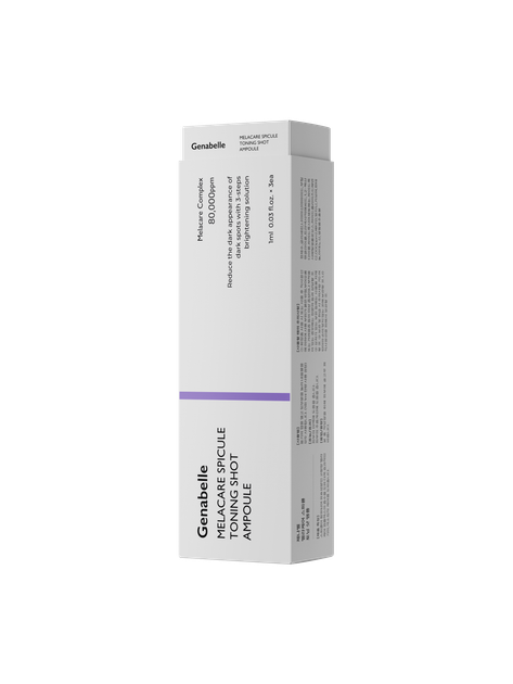 Тонізуючий шот проти пігментації зі спікулами Genabelle Melacare Spicule toning Shot Ampoule - изображение 2