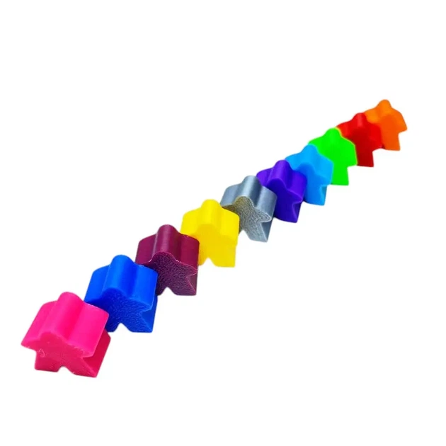 Миплы для настольных игр MEEPLE фишки фигурки человечков для настольных игр 100 шт - изображение 5