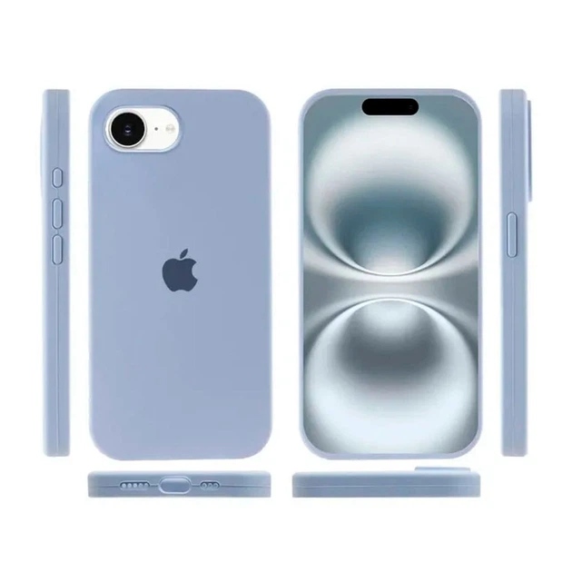 Чохол (накладка) Apple iPhone 16e, Original Soft Case, Lilac Blue, Ліловий - 619788 - зображення 2