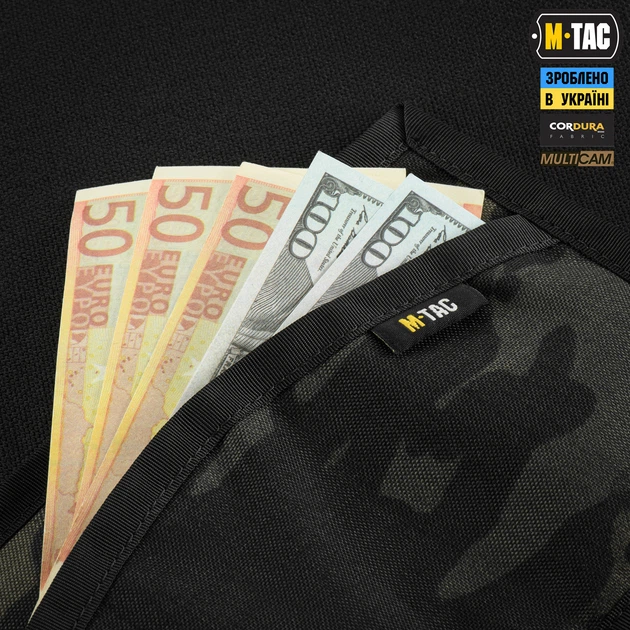 Гаманець M-Tac Tactical Wallet Elite Multicam Black 10354208 - Фото 8 Гаманець M-Tac Tactical Wallet Elite Multicam Black 10354208 - изображение 8