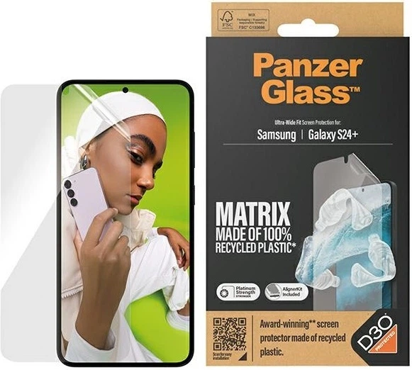 Folia ochronna PanzerGlass ECO MATRIX Screen Protector with D3O do Samsung Galaxy S24+ (5711724073540) - obraz 3