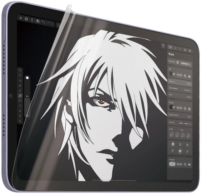 Folia ochronna Panzer Glass GraphicPaper do Apple iPad mini 6th/7th Gen Transparent (2844) - obraz 2
