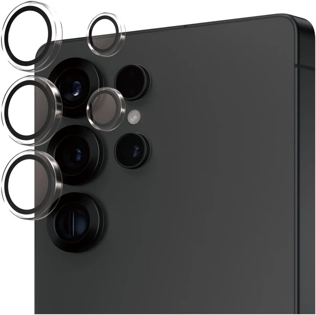 Szkło hartowane Panzer Glass Hoops Lens Protector do Samsung Galaxy S25 Ultra Transparent (PGRHOTRG38488) - obraz 2