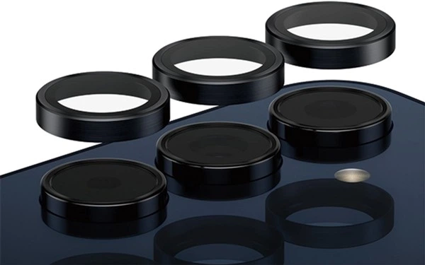 Szkło hartowane Panzer Glass Hoops Lens Protector do Samsung Galaxy A55 Black (1227) - obraz 2