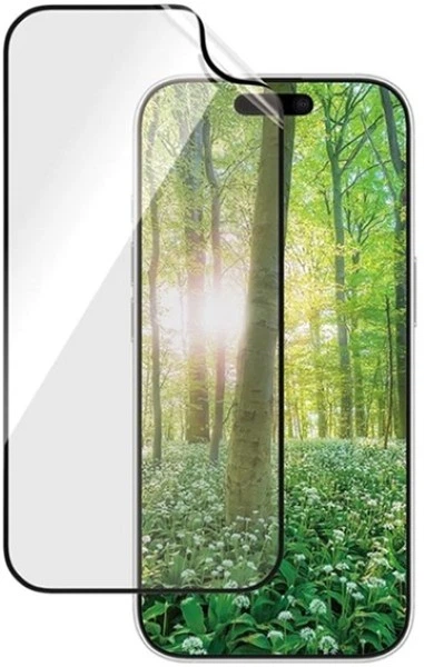 Folia ochronna Panzer Glass Eco Matrix Ultra-Wide Fit do Apple iPhone 16 Pro Black (2870) - obraz 2