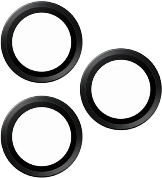 Szkło hartowane Panzer Glass Hoops Lens Protector do Apple iPhone 16 Pro/16 Pro Max Black (1282) - obraz 3