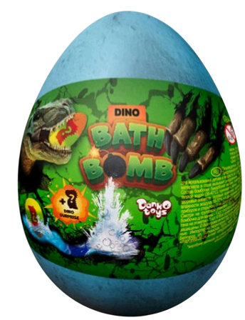 Детская бомбочка для ванны «Dino Bath Bomb» с сюрпризом внутри - Фото 1 Детская бомбочка для ванны «Dino Bath Bomb» с сюрпризом внутри - изображение 1