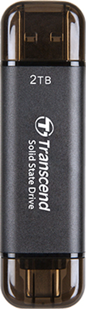 SSD накопичувач Transcend ESD310C 2TB, USB Type C/A сірий (TS2TESD310C) (6900652) - Фото 2 SSD накопичувач Transcend ESD310C 2TB, USB Type C/A сірий (TS2TESD310C) (6900652) - изображение 2