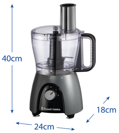 Кухонний комбайн Russell Hobbs 27111-56 Matte Charcoal Food Processor (7030814) - изображение 8