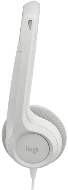 Гарнітура Logitech USB H390 (981-001286) білий (6857749) - Фото 3 Гарнітура Logitech USB H390 (981-001286) білий (6857749) - зображення 3