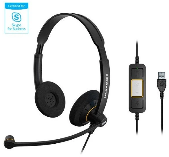 Гарнітура Sennheiser EPOS SC 60 USB ML (6738110) - Фото 1 Гарнітура Sennheiser EPOS SC 60 USB ML (6738110) - зображення 1